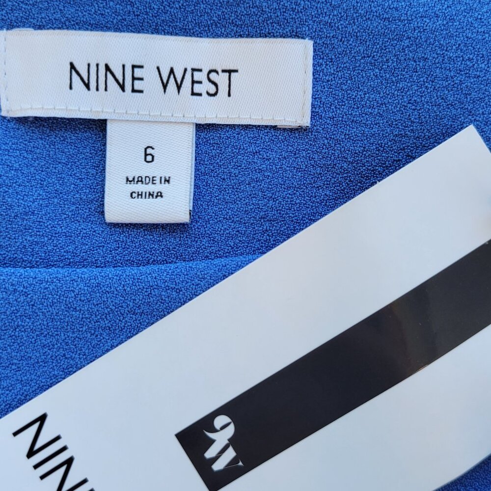 Nine West Womens Sleeveless Colorblock Dress - Picture 7 of 12